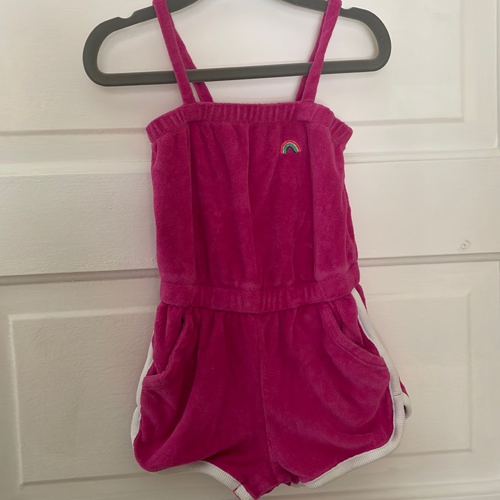 Terry cloth Toddler shortalls